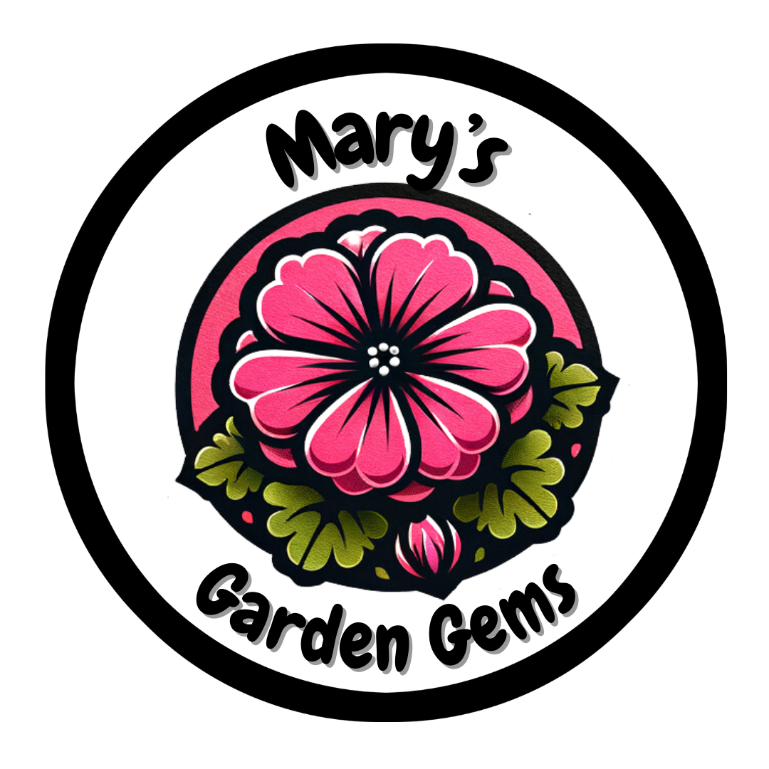 Mary's Garden Gems/A passion for Organic Gardening! Logo